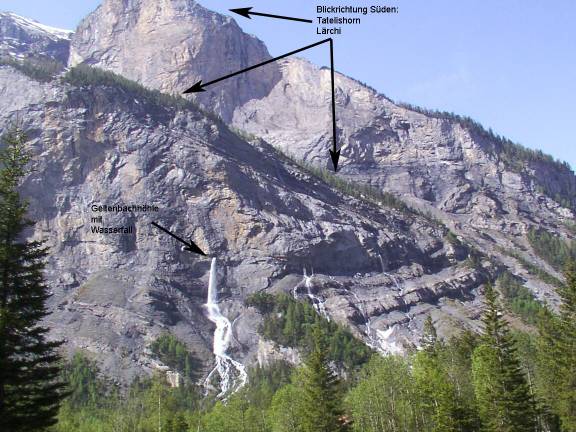 Geltenbachhöhle mit Wasserfall